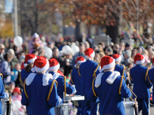 Hoofbeats and Christmas Carols Parade